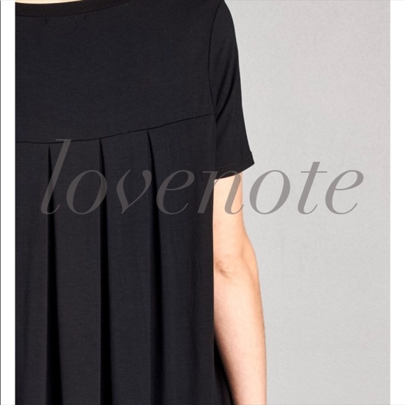 1 M • Tunic Tee Short Sleeve Hi Low Hem - Picture 5 of 5